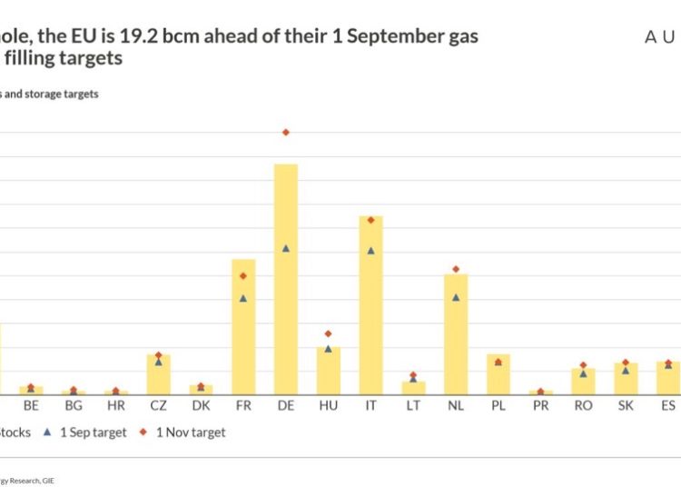European natural gas information portal
